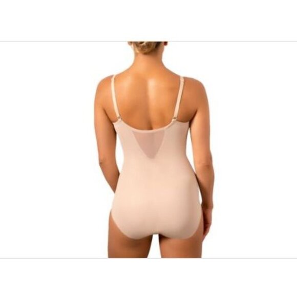 Miraclesuit Women's Bodysuit Briefer (Model 2783) Beige/Nude Size 36C - Picture 2 of 10